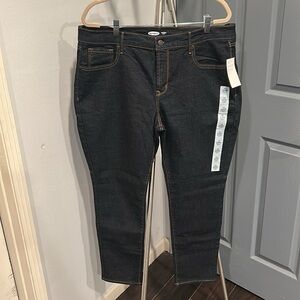 NWT 16 short Old Navy Dark Wash skinny Jeans